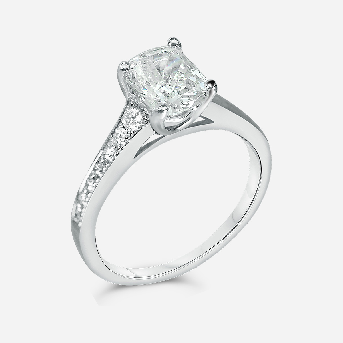 Ring Silver Houston Diamond